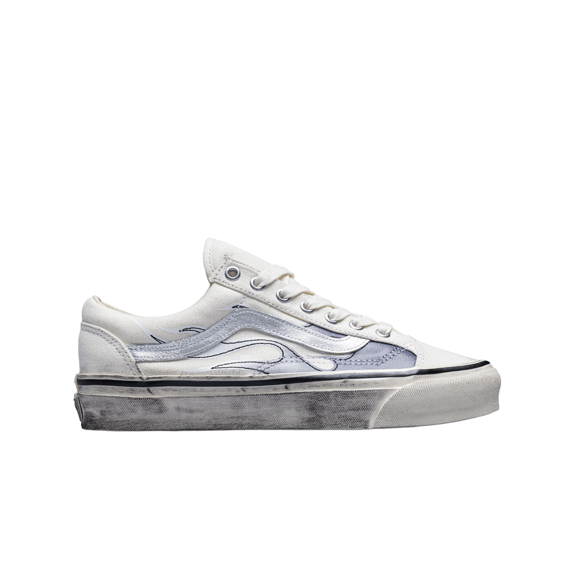 VN000D9RCCZ Vans LX Old Skool Flame White Grey