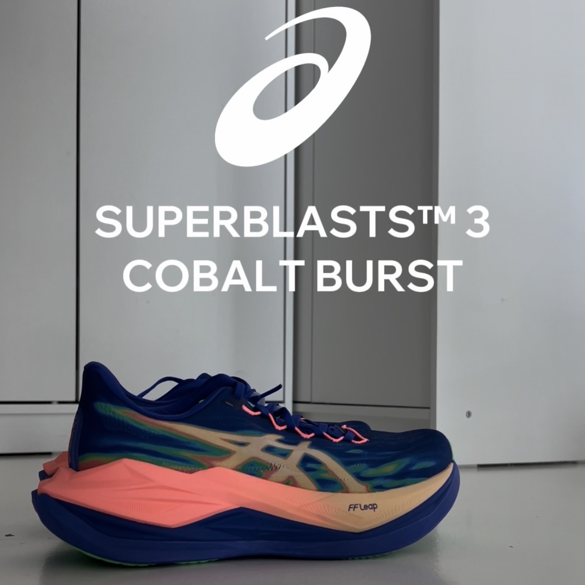 Asics Superblast 3 Cobalt Burst Light Orange 착용 스타일