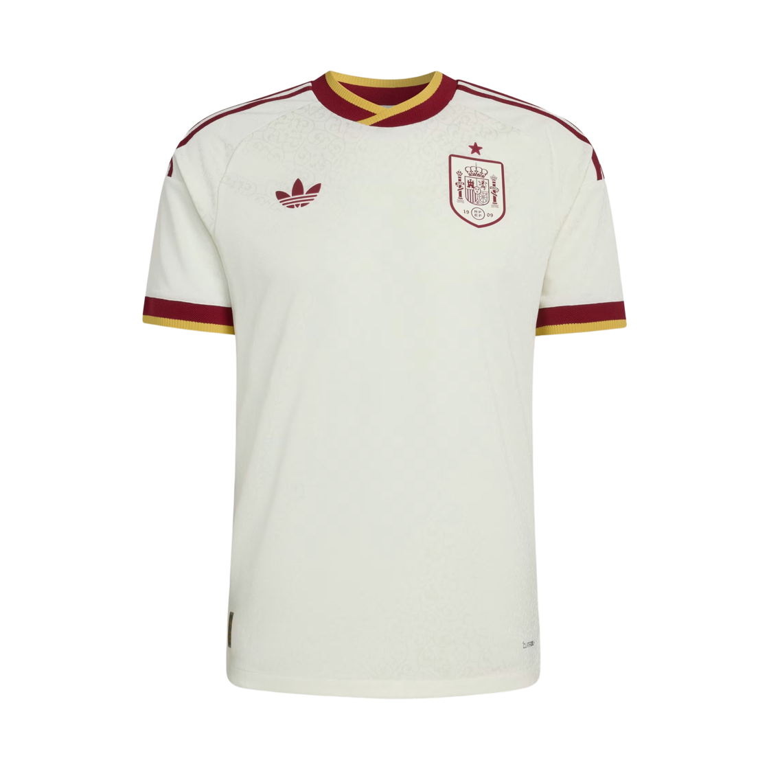 아디다스 스페인 2026 어웨이 어센틱 저지 오프 화이트 - KR 사이즈 (논 마킹 버전)(Adidas Spain 2026 Away Authentic Jersey Off White - KR Sizing (Non Marking Ver.))