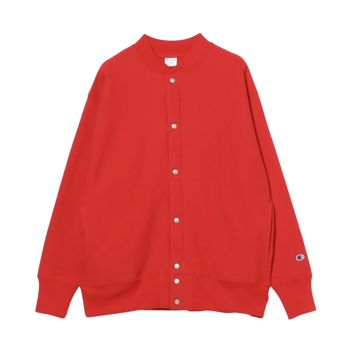 챔피온 x 빔즈 x 민나노 스냅 자켓 레드(Champion x Beams x Min-Nano Snap Jacket Red) - 1