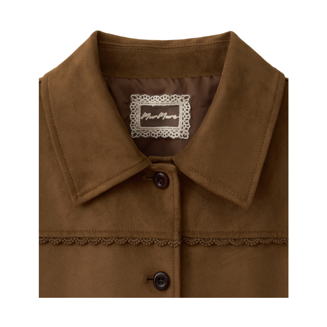 뮈르뮈르 리븐 스웨이드 블루종 자켓 카멜(Murmure Riven Suede Blouson Jacket Camel) - 3