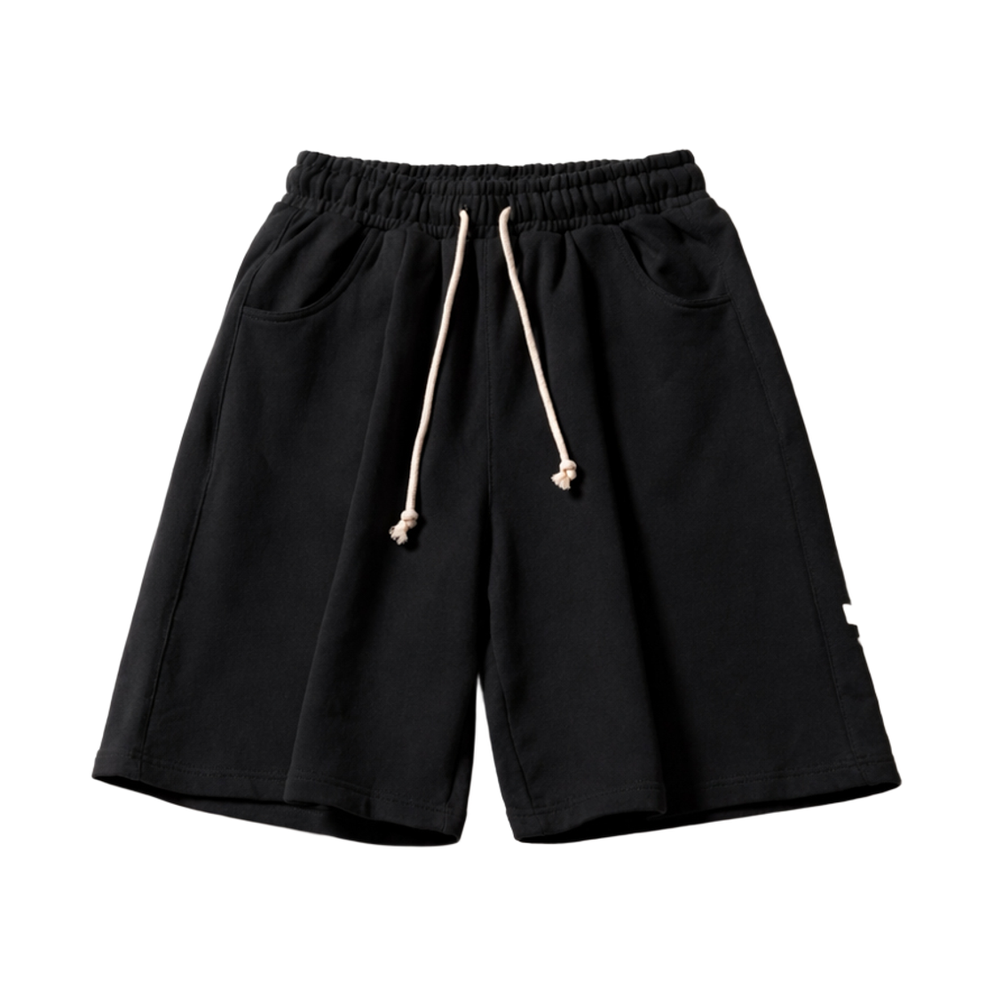 아모우 몰리 원턱 버뮤다 팬츠 블랙(AMOU Molly One Tuck Bermuda Pants Black) - 2