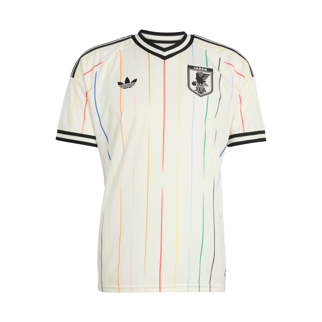 아디다스 일본 2026 어웨이 저지 오프 화이트 블랙 - KR 사이즈 (논 마킹 버전)(Adidas Japan 2026 Away Jersey Off White Black - KR Sizing (Non Marking Ver.)) - 1