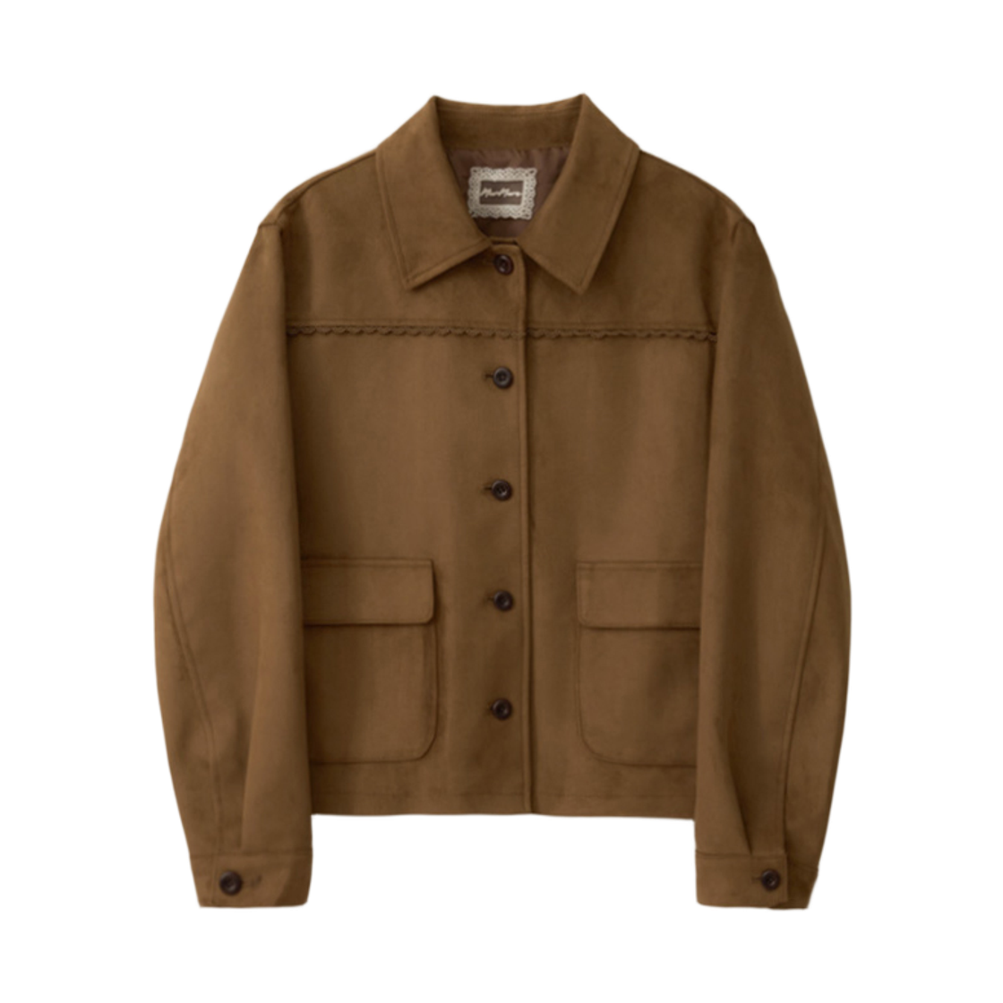뮈르뮈르 리븐 스웨이드 블루종 자켓 카멜(Murmure Riven Suede Blouson Jacket Camel)