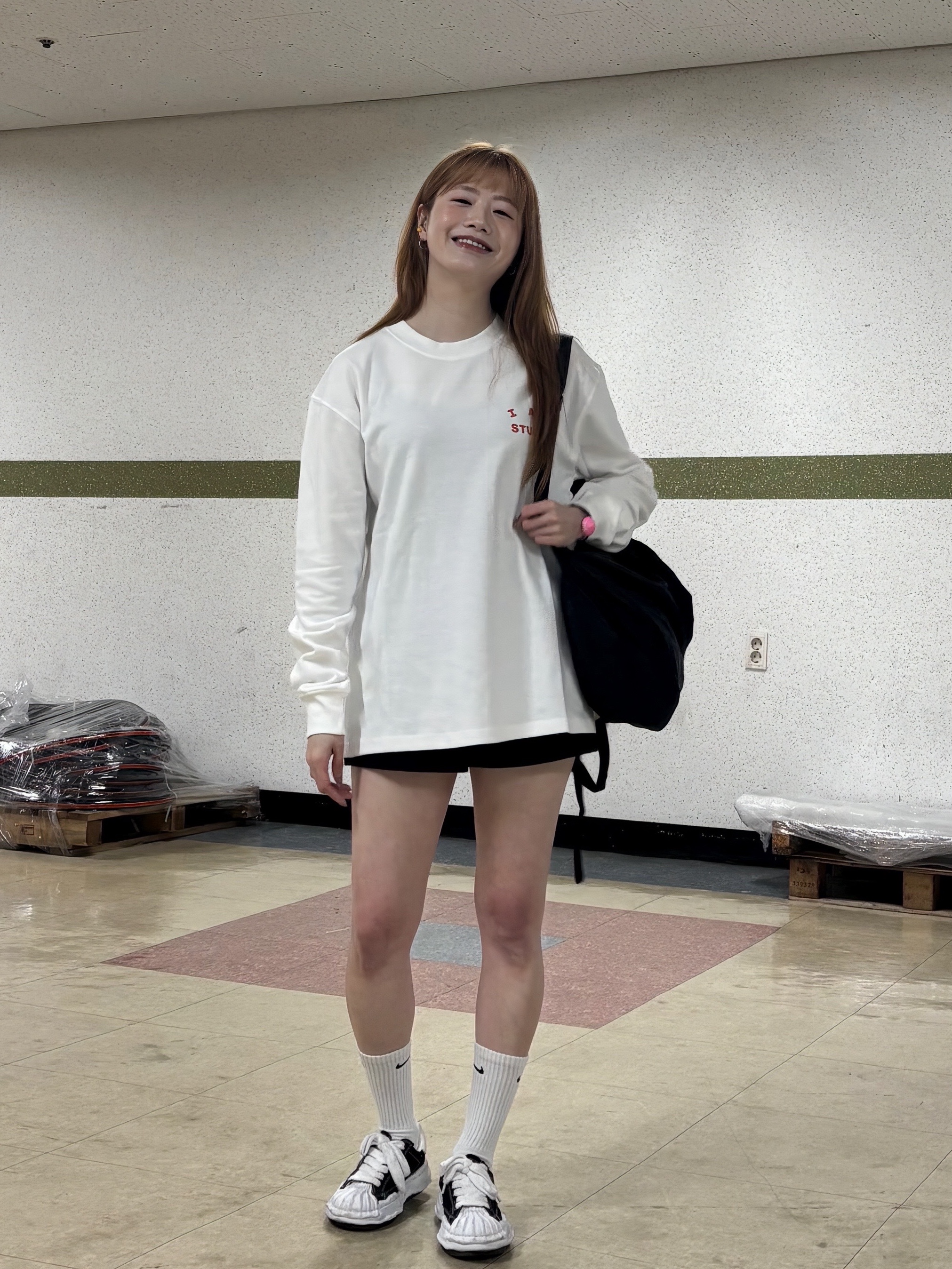 Human Made Heart Rubber Band Pink, Mischief Lightweight Zip Around Backpack Black 착용 스타일 - 1