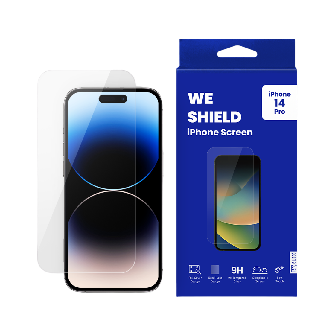 탱글우드 아이폰14시리즈 베젤리스 강화유리 액정보호필름(Tanglewood iPhone 14Series Bezel-less Tempered Glass Screen Protector) - 2