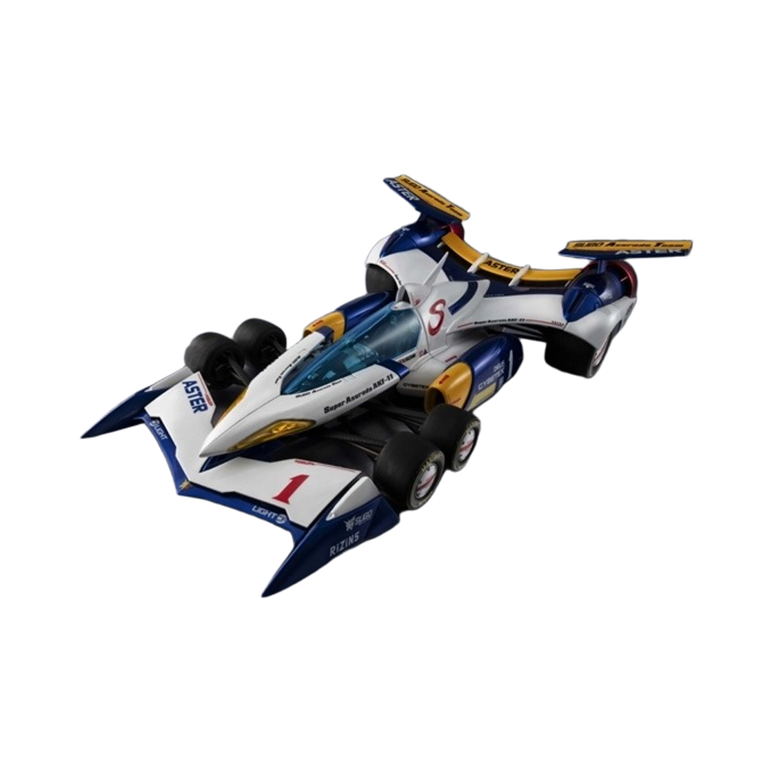 [예약배송] 메가하우스 배리어블 액션 하이스펙 슈퍼 아스라다 AKF-11 35주년 기념 컬러 에디션 사이버포뮬러([예약배송] Megahouse Variable Action Hi-SPEC
Future GPX Cyber Formula 11 Super Asurada AKF-11
~35th Anniversary Color Edition) - 1