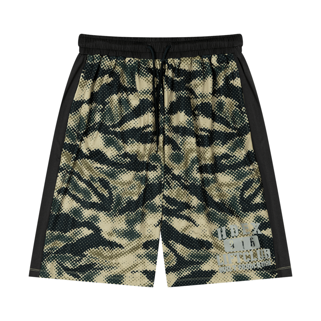 에이치덱스 리프트 카모 매쉬 버뮤다 쇼츠 카키 카모(HDEX Lift Camo Mesh Bermuda Shorts Khaki Camo) - 1