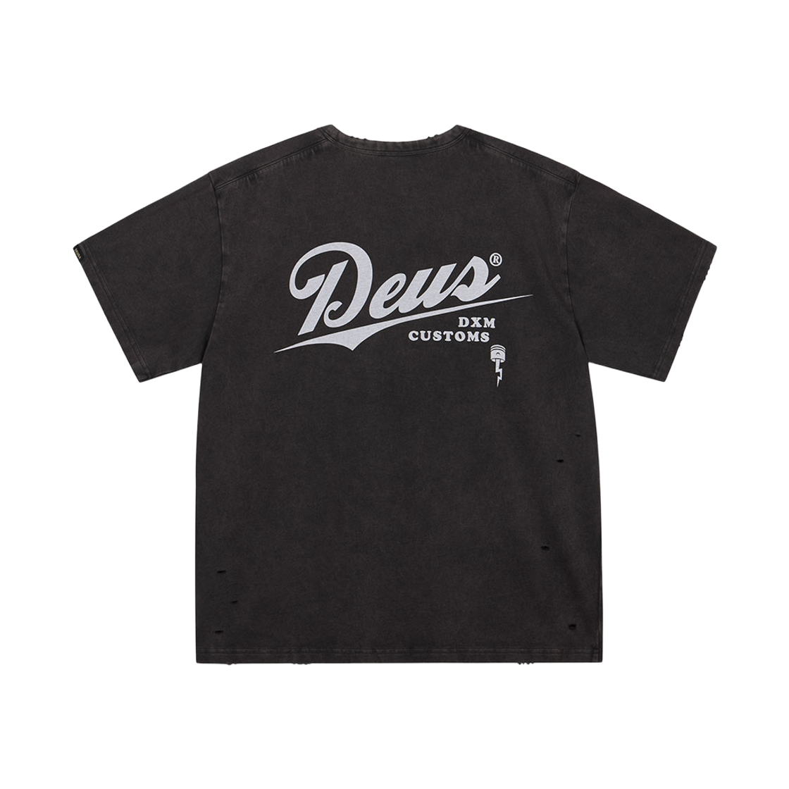 [6% 적립] 데우스 엑스 마키나 데미지드 다이드 티셔츠 차콜([6% 적립] Deus Ex Machina Damaged Dyed Tee Charcoal) - 2