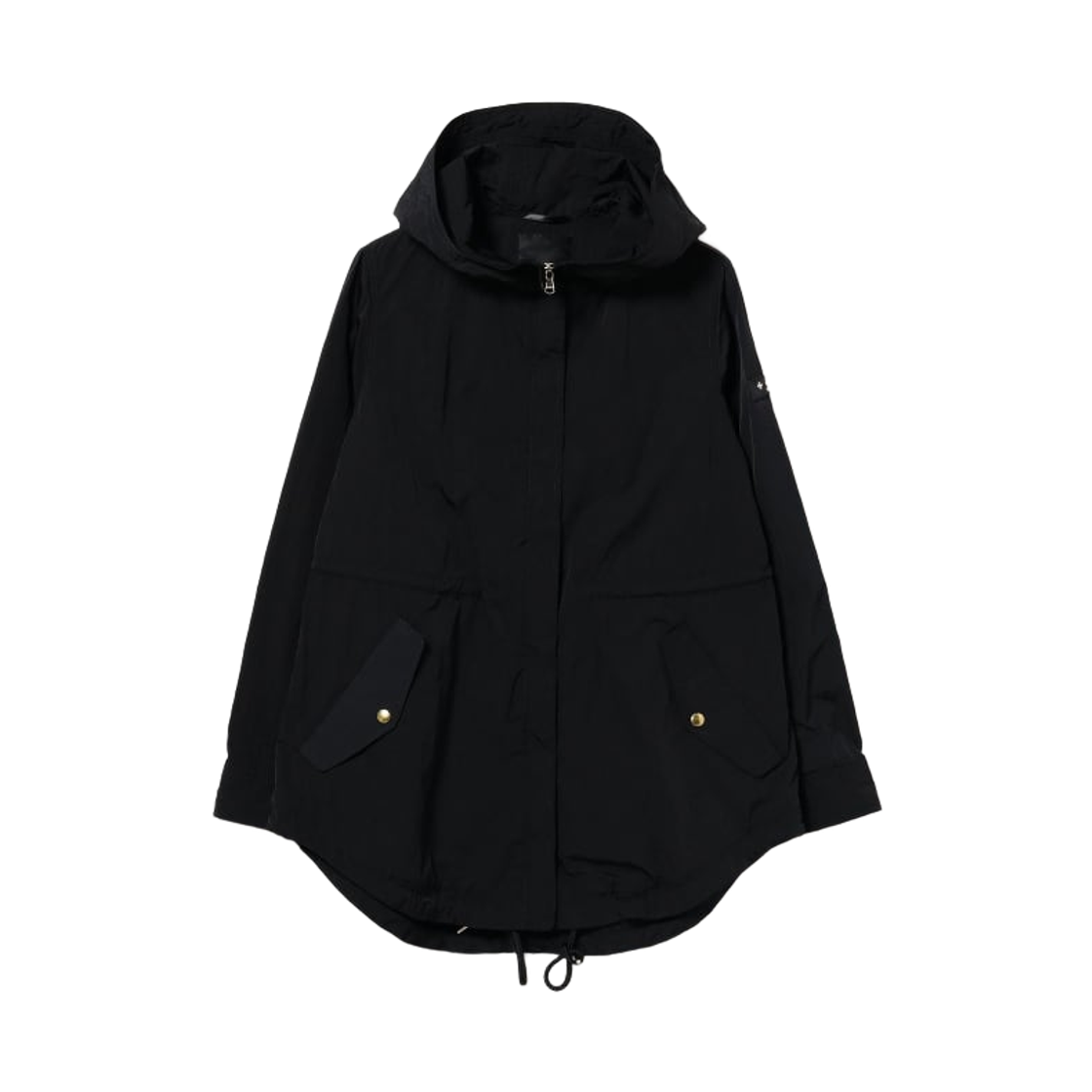 (W) 데미 럭스 빔즈 x 타트라스 나일론 후드 블루종 블랙((W) Demi -Luxe Beams x Tatras Nylon Hood Blouson Black) - 1