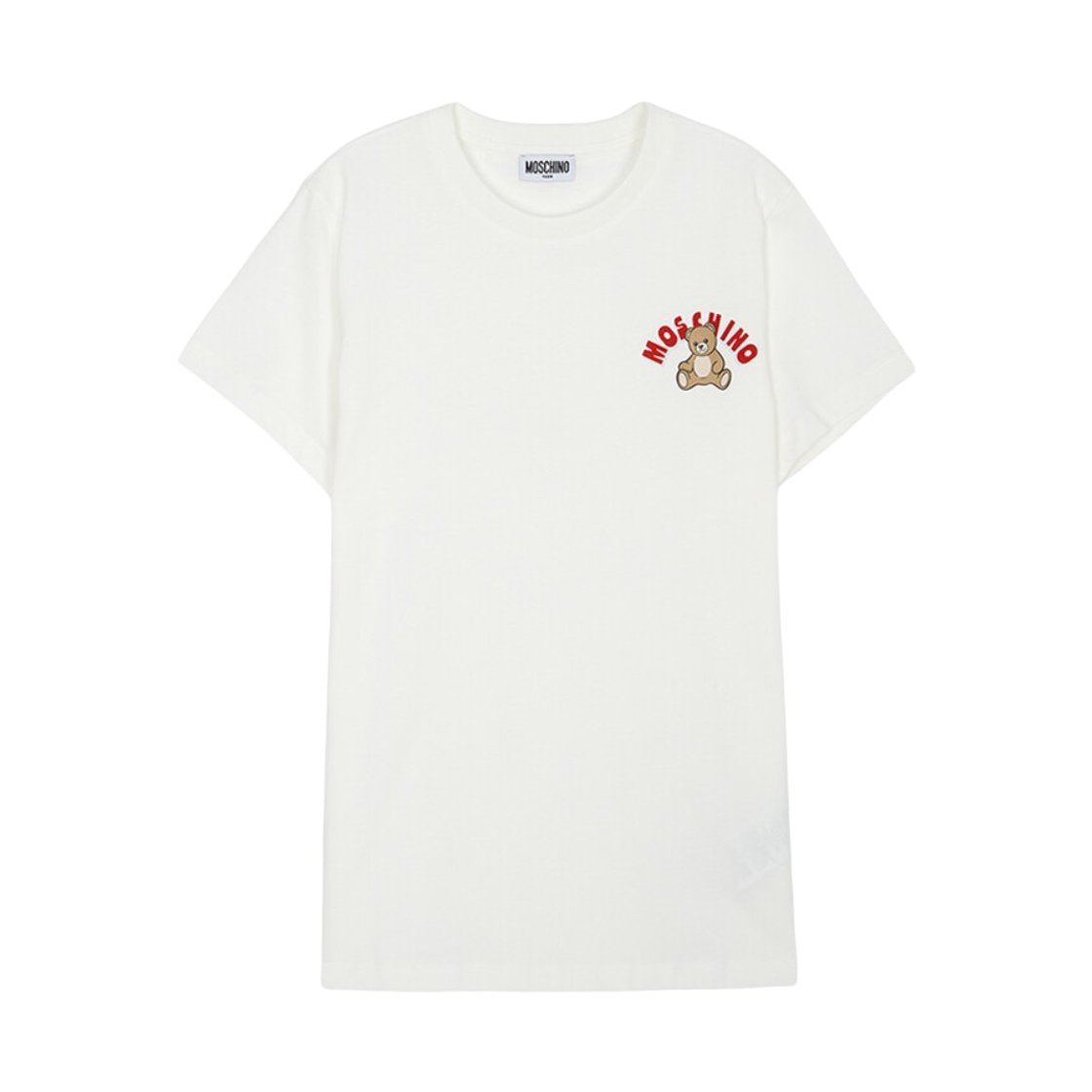 (키즈) 모스키노 로고 숏슬리브 티셔츠 화이트((Kids) Moschino Logo Short Sleeve T-Shirt White) - 1