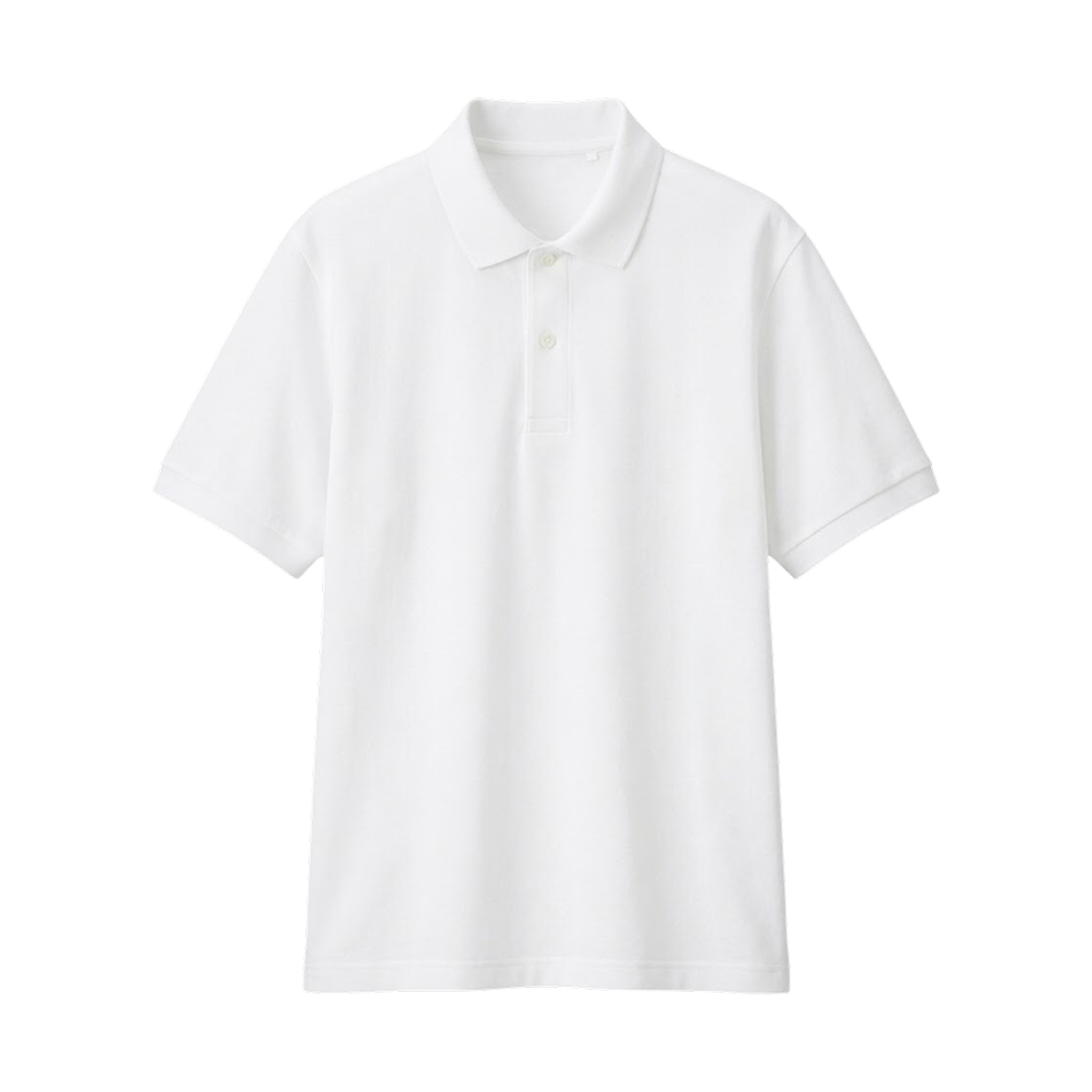 485782-00 Uniqlo x Roger Federer Dry EX Polo Shirt White