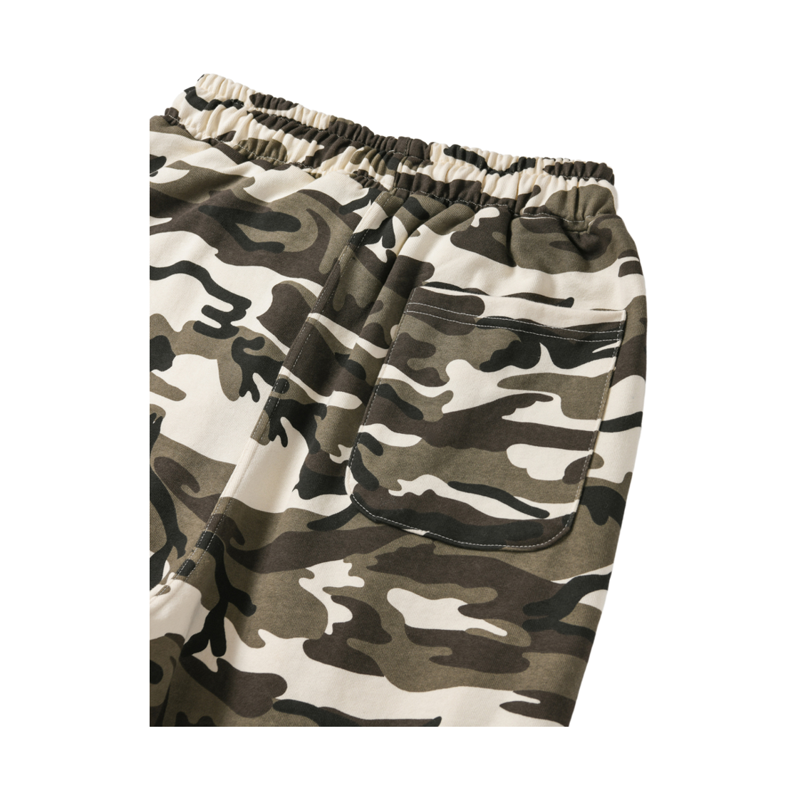 아모우 카모 원턱 버뮤다 팬츠 베이지(AMOU Camo One Tuck Bermuda Pants Beige) - 4
