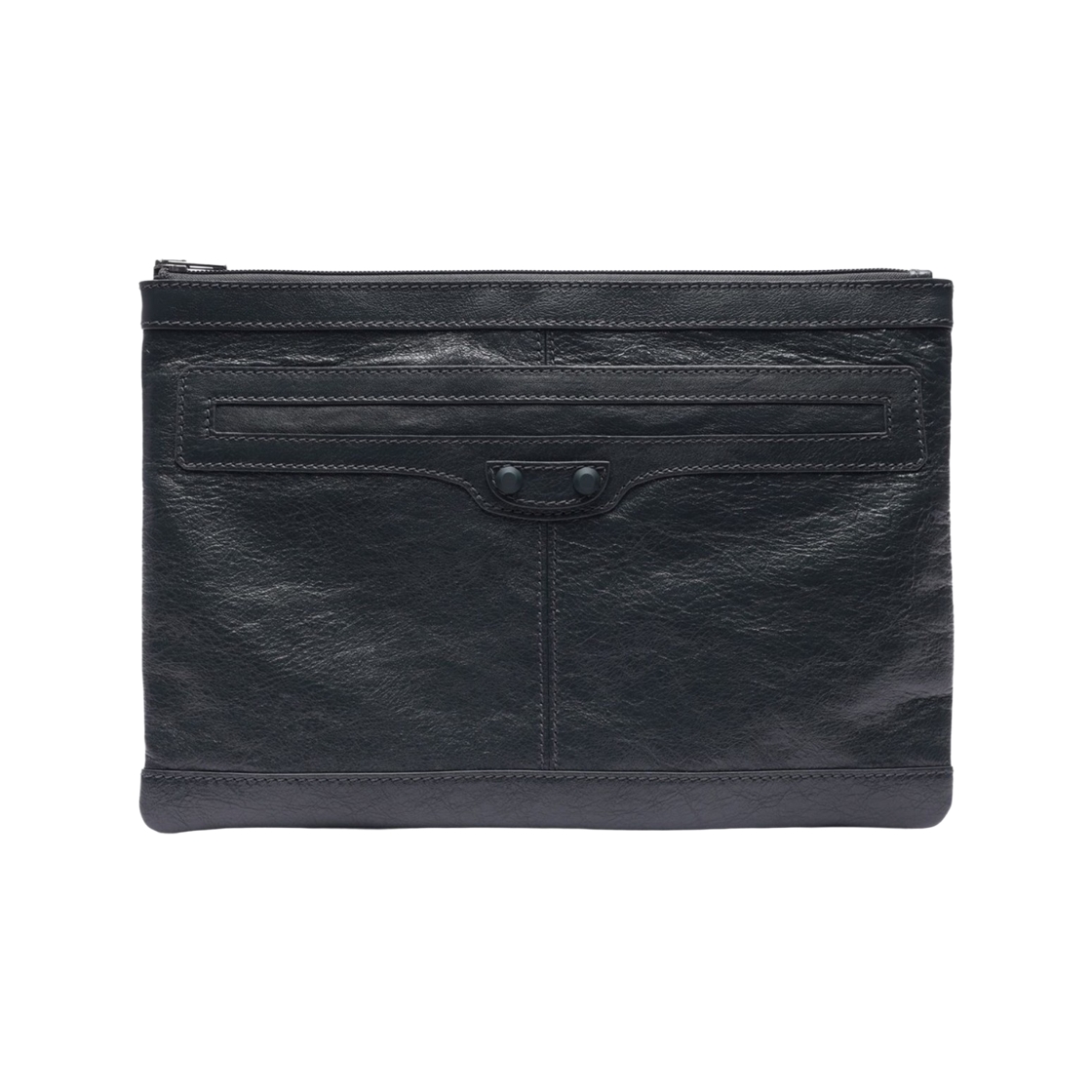 519613CU50X1202 Balenciaga Classic Clutch Bag Grey