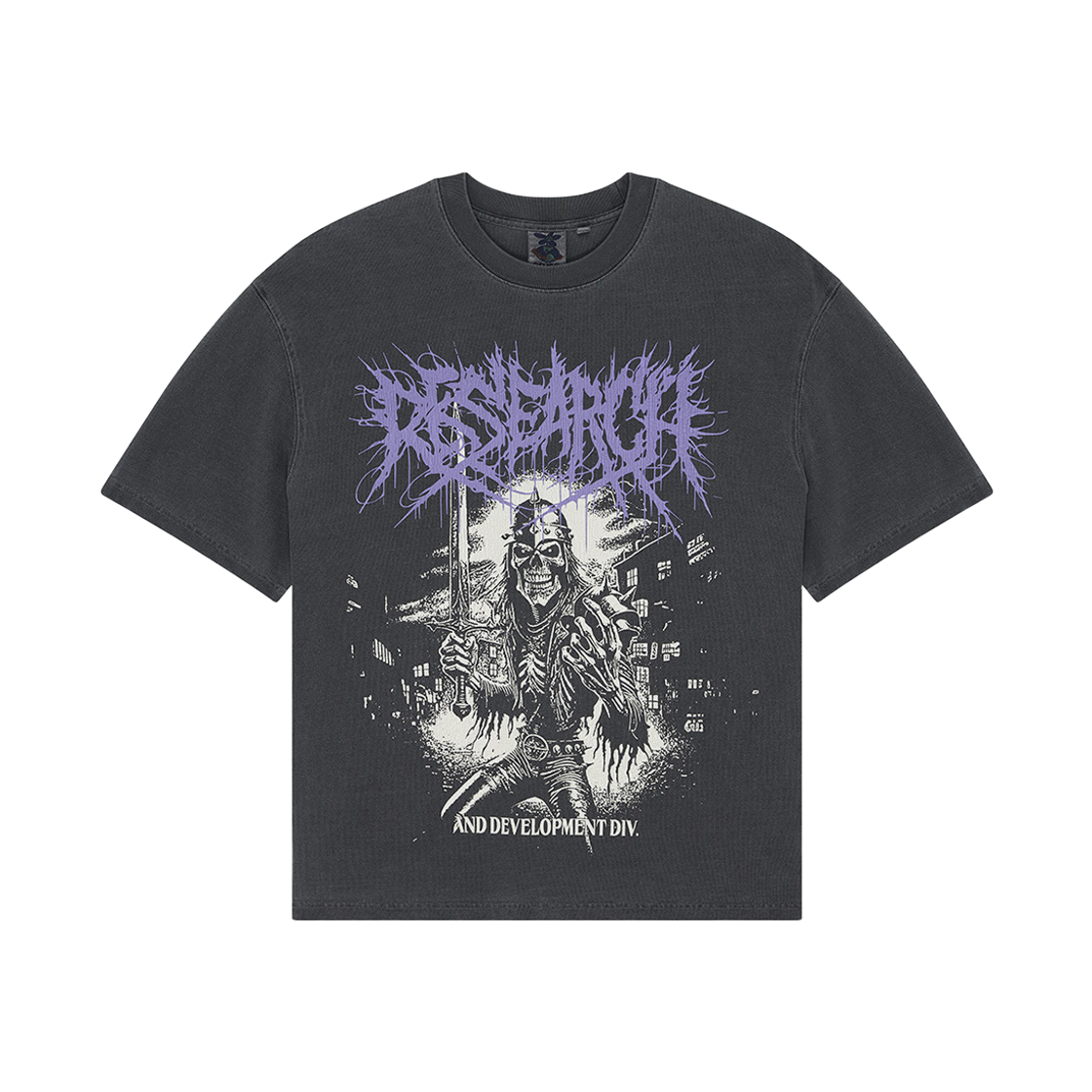 D262UTS714094 [6% 적립] Deus Ex Machina Metal Fabricator Tee Charcoal