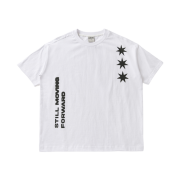 AMOU Motion Half T-Shirts White