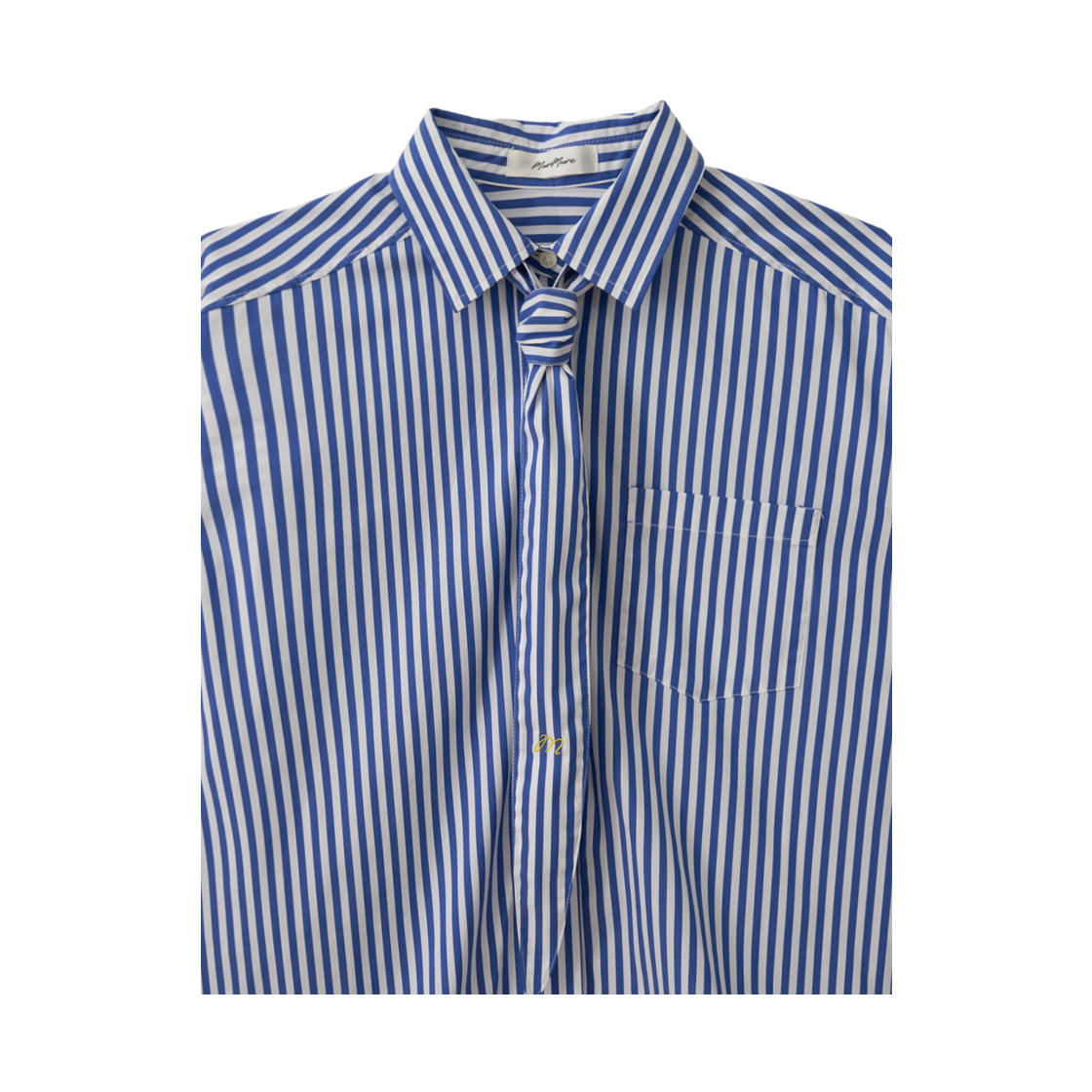 뮈르뮈르 트루아 타이 스트라이프 셔츠(Murmure Trois Tie-Stripe Shirt) - 3
