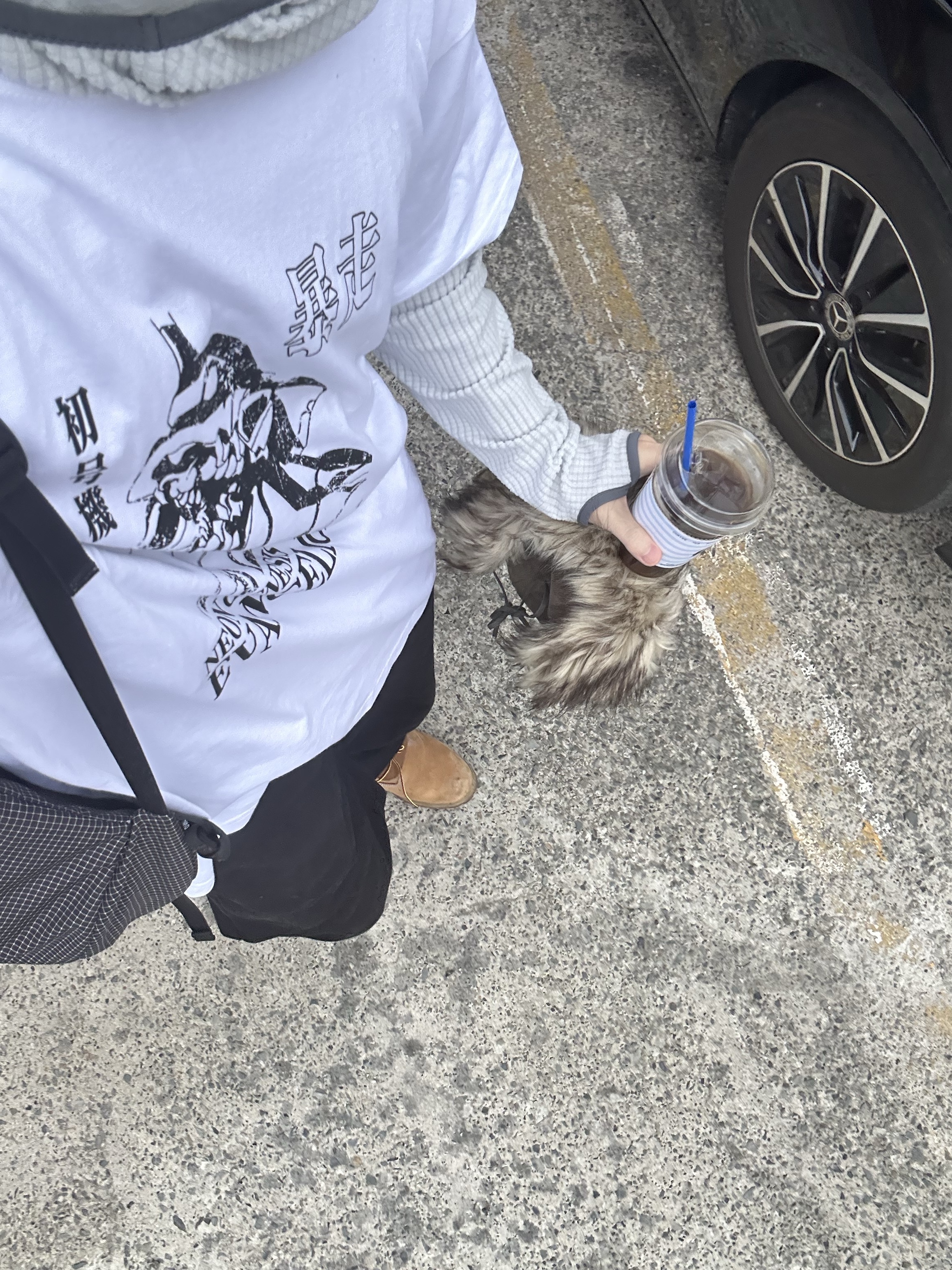 Mahagrid x Evangelion Berserk Mode T-Shirt White, Arc'teryx Konseal 15 Backpack Black 착용 스타일 - 3