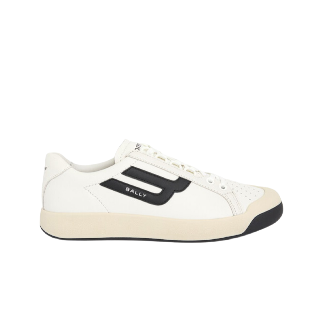 발리 컴피티션 스니커즈 화이트 블랙(Bally Competition Sneakers White Black)