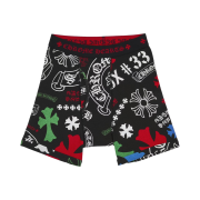 Chrome Hearts Boxer Brief Classic Rib Black Multicolor