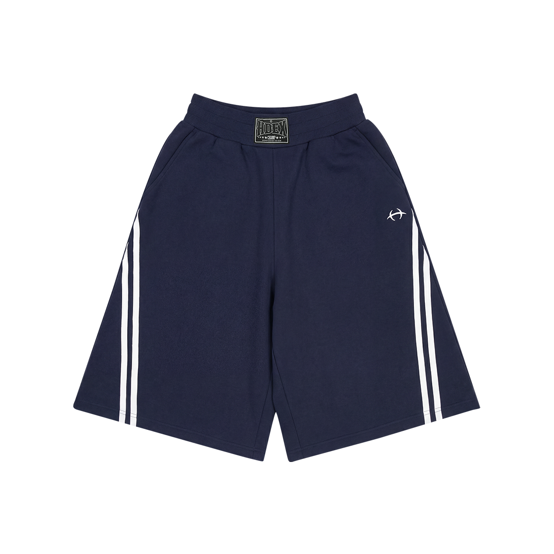 에이치덱스 솔리드 버뮤다 쇼츠 네이비(HDEX Solid Bermuda Shorts Navy)
