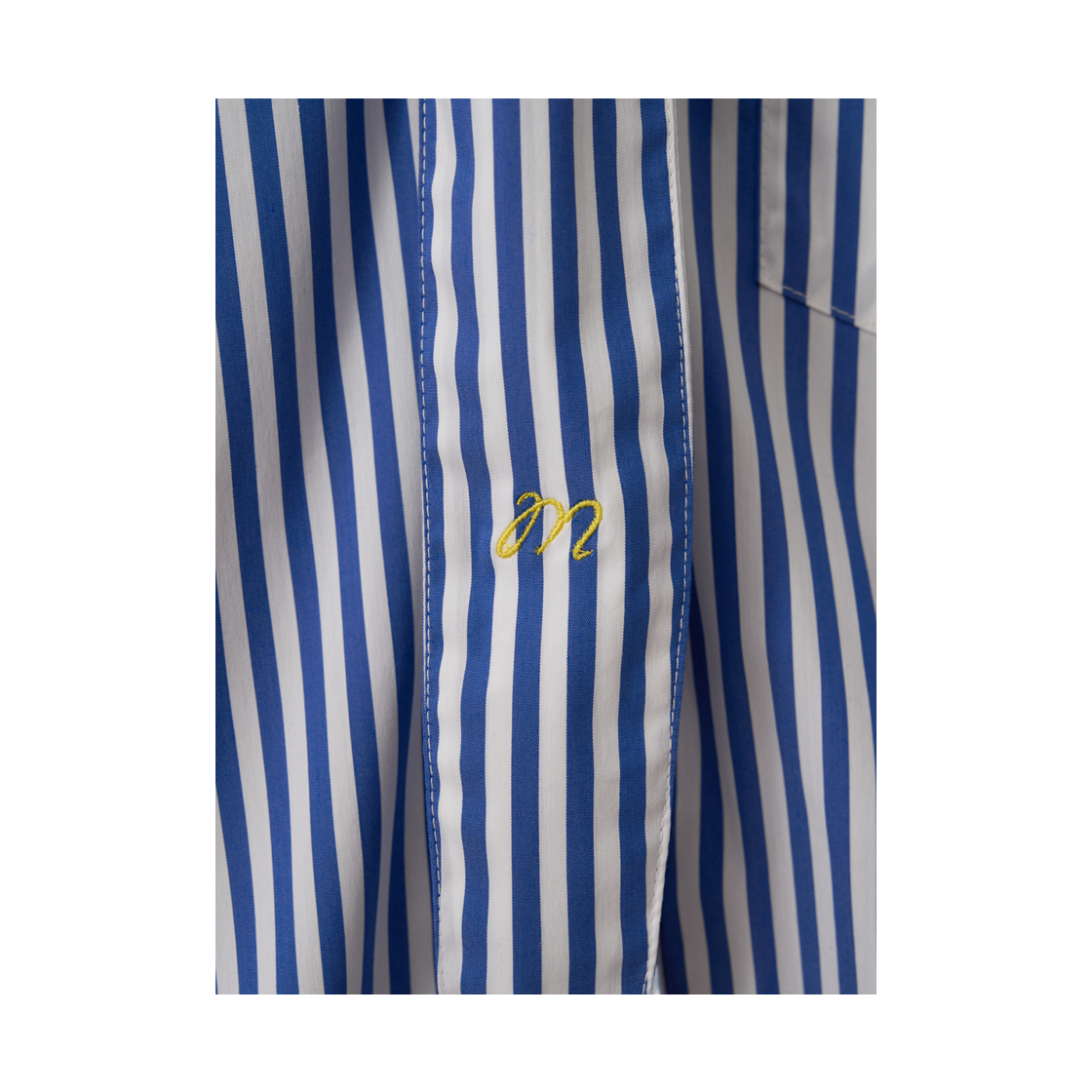 뮈르뮈르 트루아 타이 스트라이프 셔츠(Murmure Trois Tie-Stripe Shirt) - 4