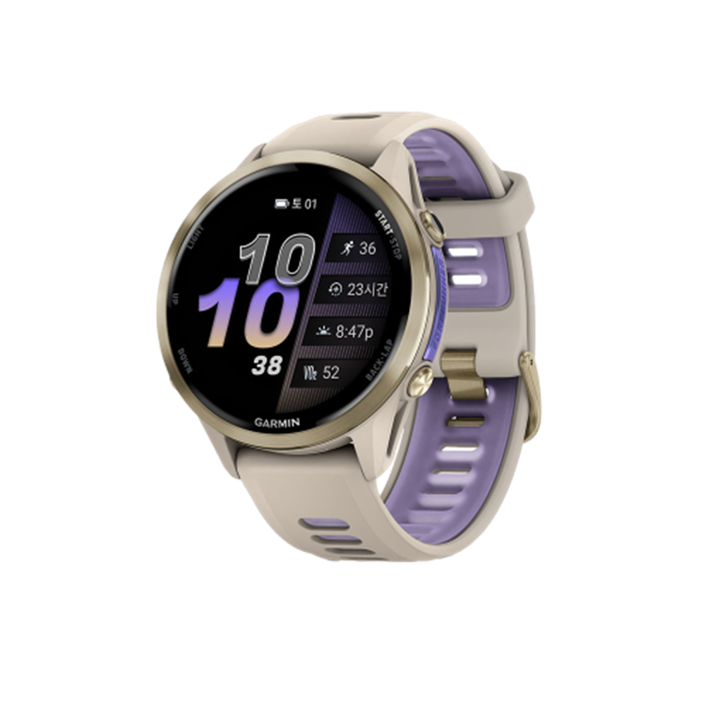 가민 포러너 970 그레이 러닝 GPS 스마트워치(Forerunner 970, GPS, French Gray/Indigo, SEA/KOR, A04907)