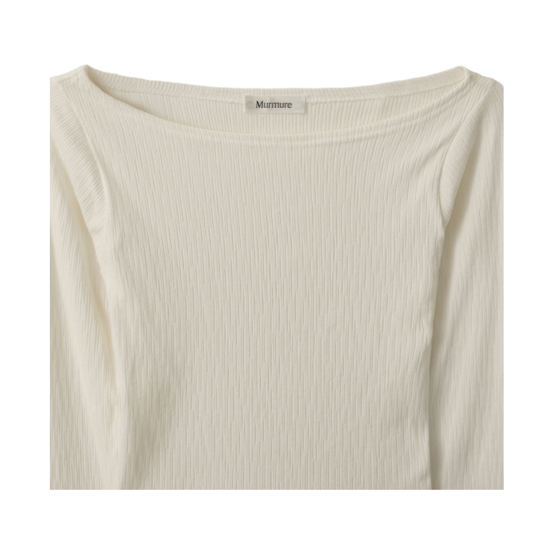 뮈르뮈르 밀러 보트 레이스 긴팔 티 아이보리(Murmure Miller Boat Race Long Sleeve T-shrit Ivory) - 4