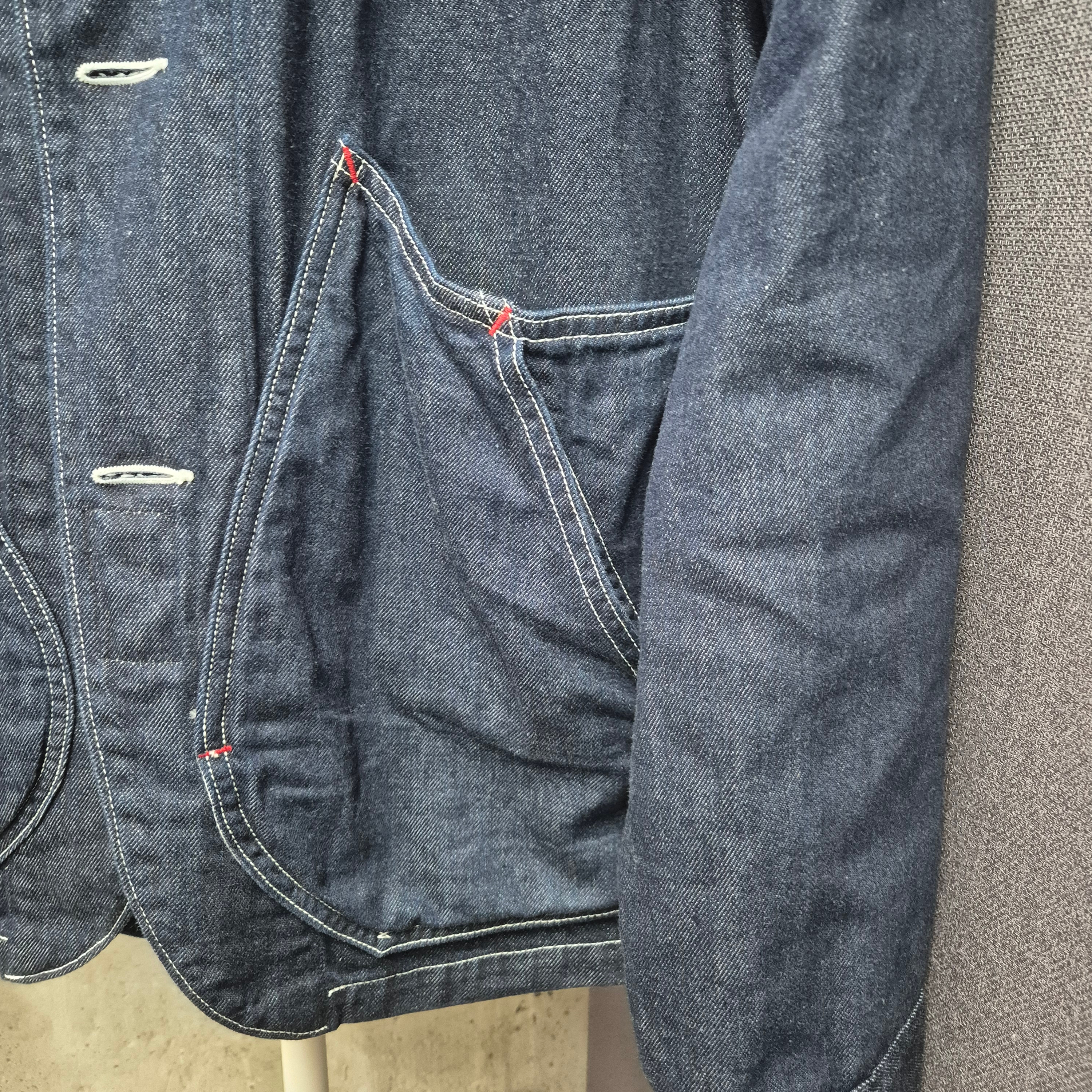 Kapital 11.5 oz. Denim & 8 oz. Denim Apple Man Coverall Indigo 착용 스타일 - 3