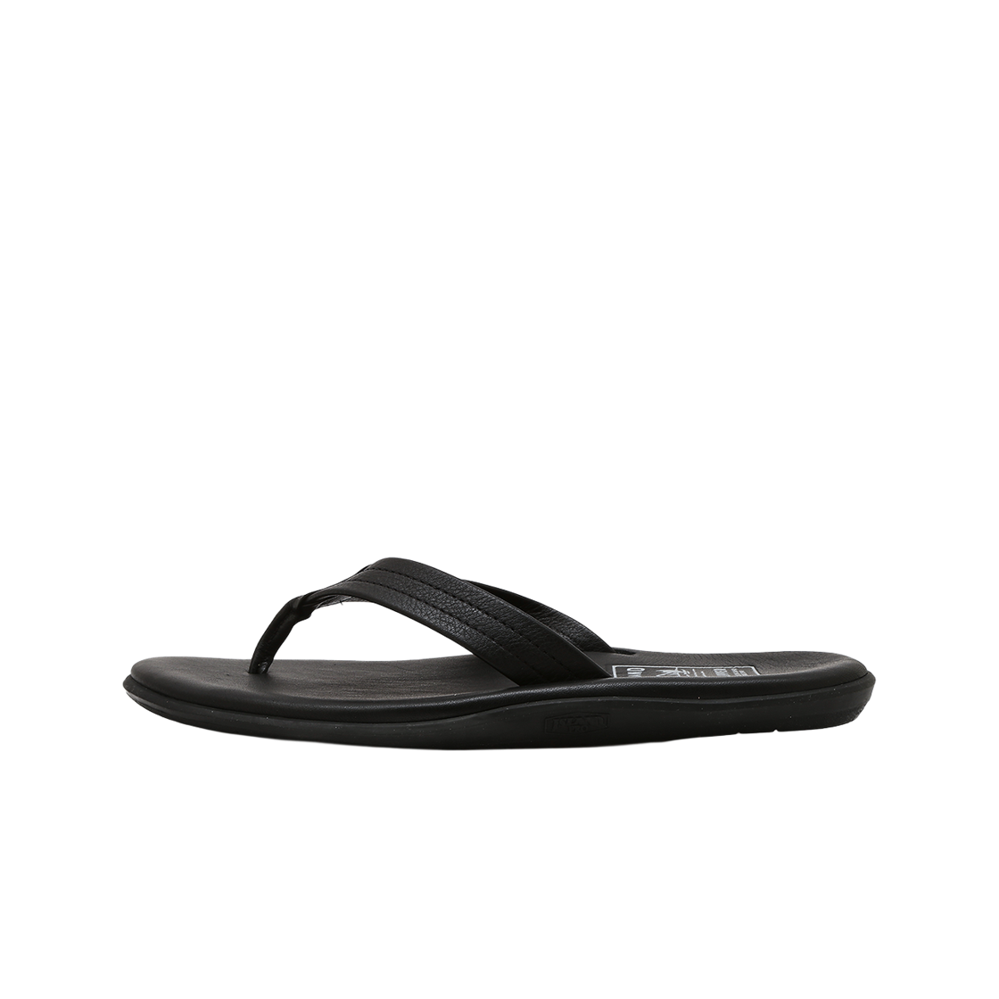 아일랜드 슬리퍼 남여공용 블랙 클래식 레더 Y 슬라이드(Island Slipper Unisex Black Classic Leather Y-Slide) - 4
