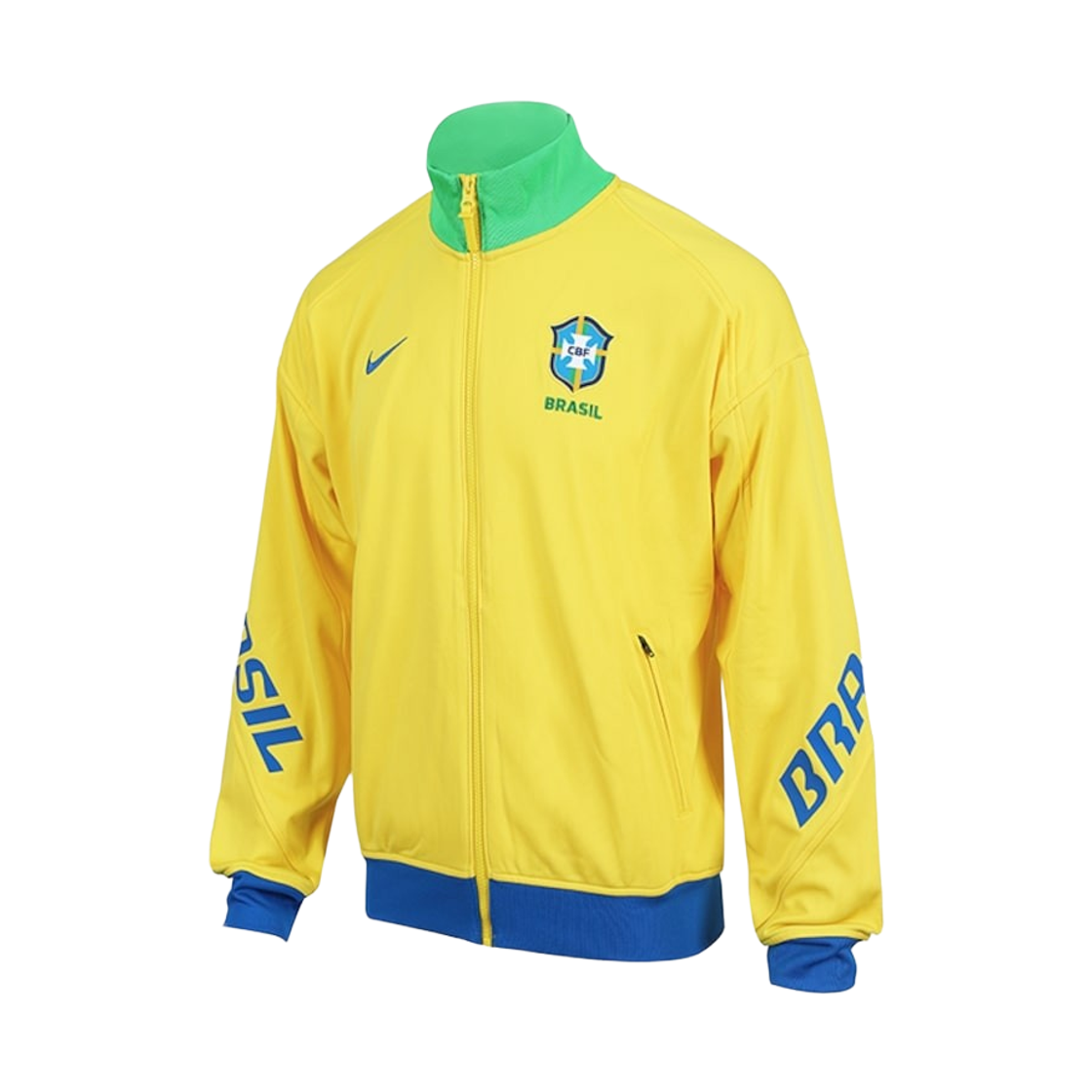 나이키 브라질 드라이핏 아카데미 프로 앤섬 자켓 라이트닝 그린 스파크 (FZ9388-718) (논 마킹 버전)(Nike Brazil Dri-Fit Academy Pro Anthem Jacket Lightning Green Spark (FZ9388-718) (Non Marking Ver.))