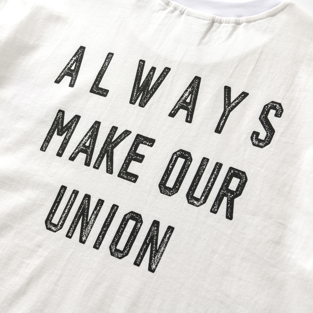 아모우 홀리데이 하프 티셔츠 화이트(AMOU Holiday Half T- Shirts White) - 4