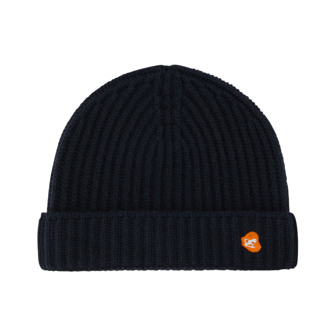 LL25WAHT003NV LLEGE Jubangwol Rib Beanie Navy