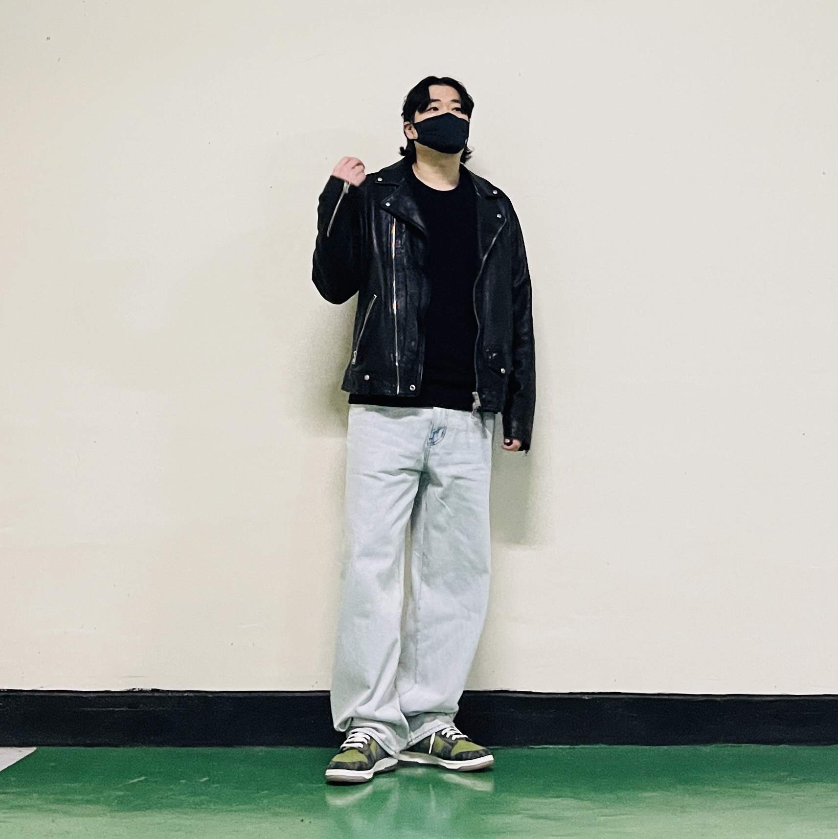 Palace Le Script P90 Baggy Jean Light Acid Wash - 26SS, Nike Dunk Low Premium Siempre Familia 착용 스타일 - 2
