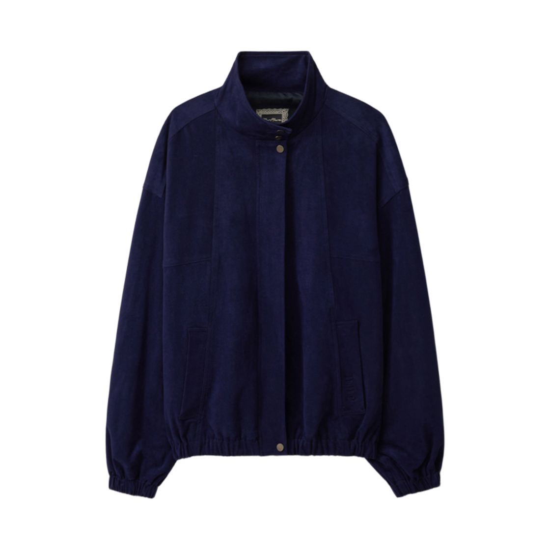 뮈르뮈르 노트 스웨이드 루즈 점퍼 블루(Murmure Note Suede Loose Jumper Blue)