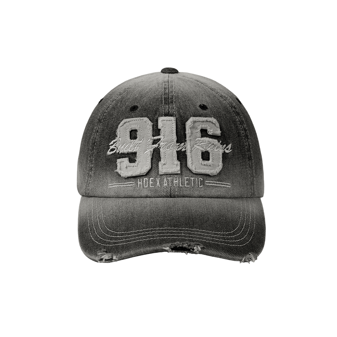 에이치덱스 916 데님 워싱 볼캡 블랙(HDEX 916 Denim Washed Ball Cap Black) - 1