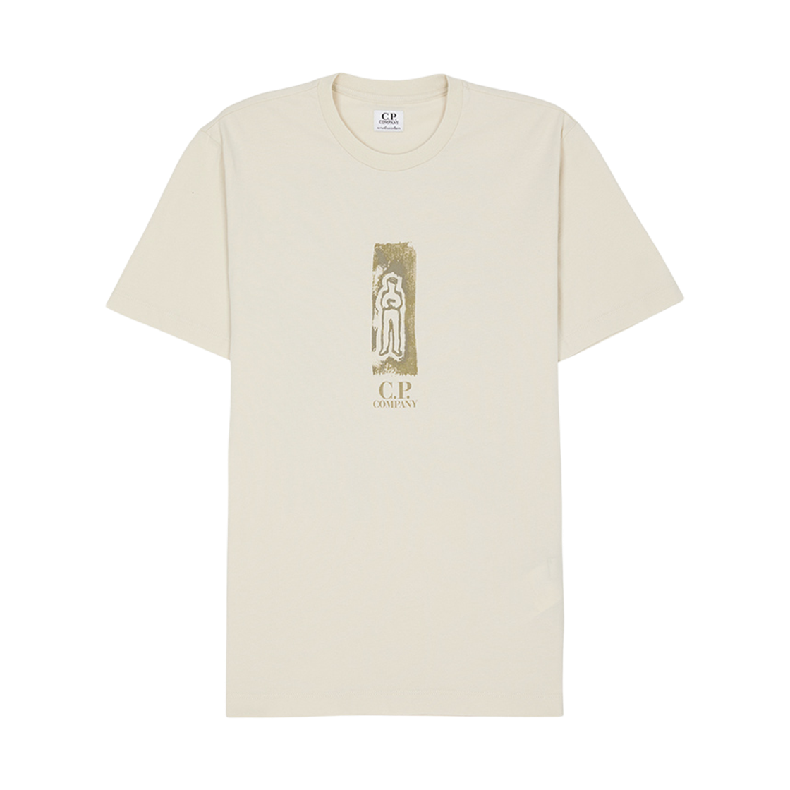 C7M00LLAA1710203 (Kids) C.P. Company Short Sleeve T-Shirt Beige - 26SS