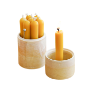 [라이터 증정] HONEY FLAMINGO Beeswax Candle Set