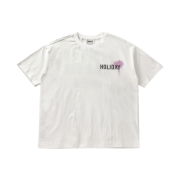 AMOU Holiday Half T- Shirts White
