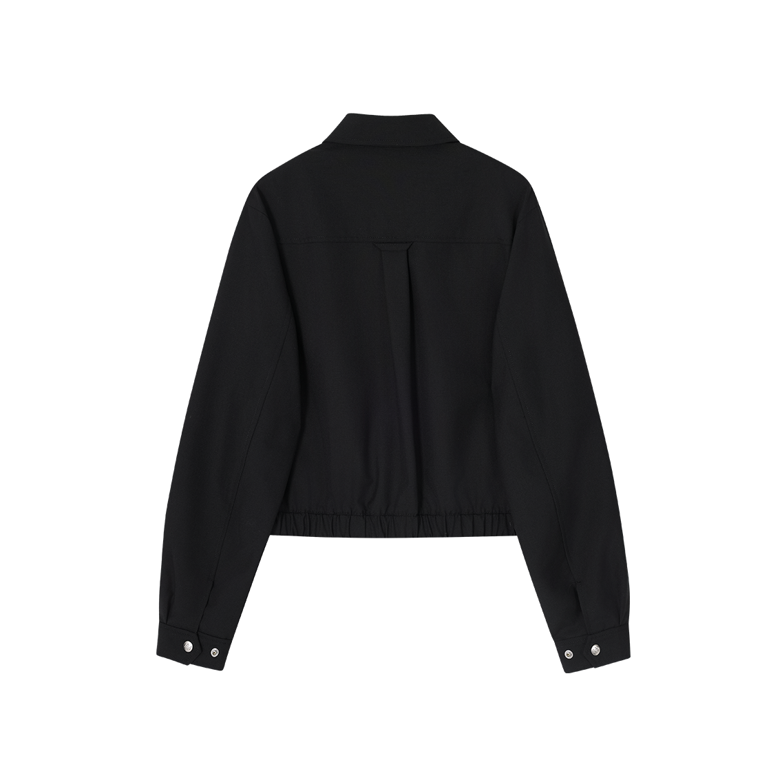 (W) 송지오 지제로 팬서 크롭 블루종 자켓 블랙((W) SONGZIO ZZERO Panther Crop Blouson Jacket Black) - 2