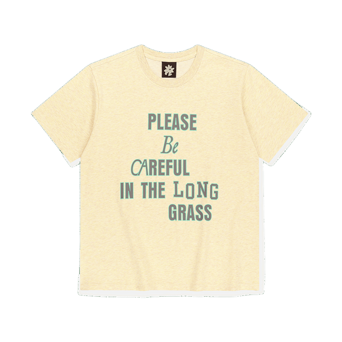 SL261TTSST08HTY [트리플적립]SUNLOVE Rough Sign Tee Heather Yellow