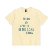 [더블적립] sunlovetour Rough Sign Tee Heather Yellow