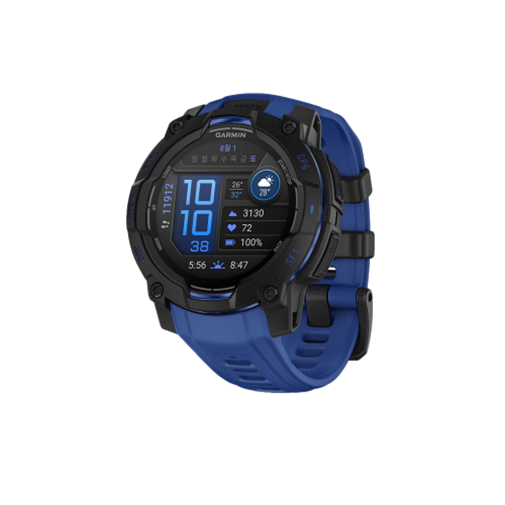 0100293643 Instinct 3,45mm,AMOLED,Black w/Bolt Blue Band,KOR/SEA,A04884