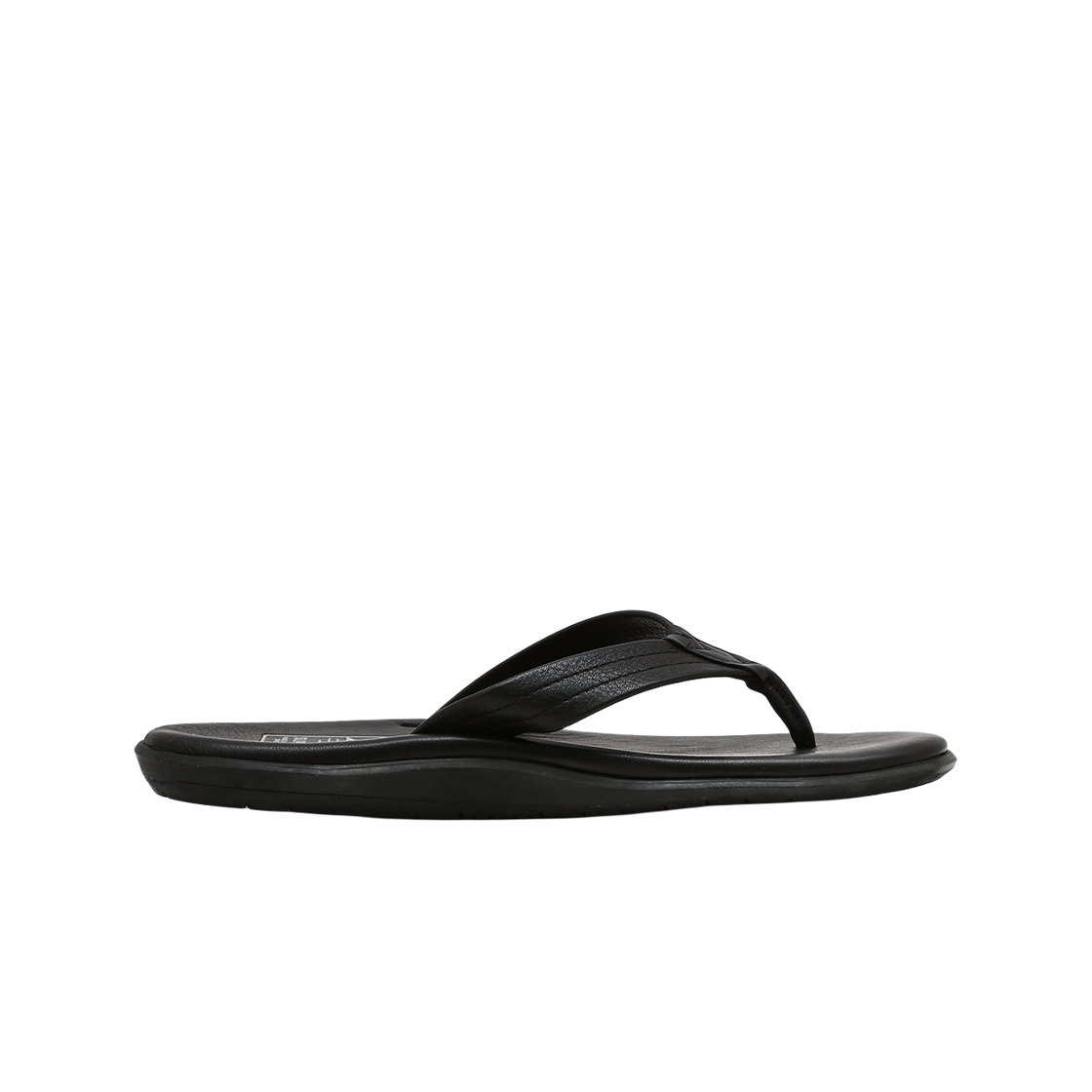 아일랜드 슬리퍼 남여공용 블랙 클래식 레더 Y 슬라이드(Island Slipper Unisex Black Classic Leather Y-Slide) - 1