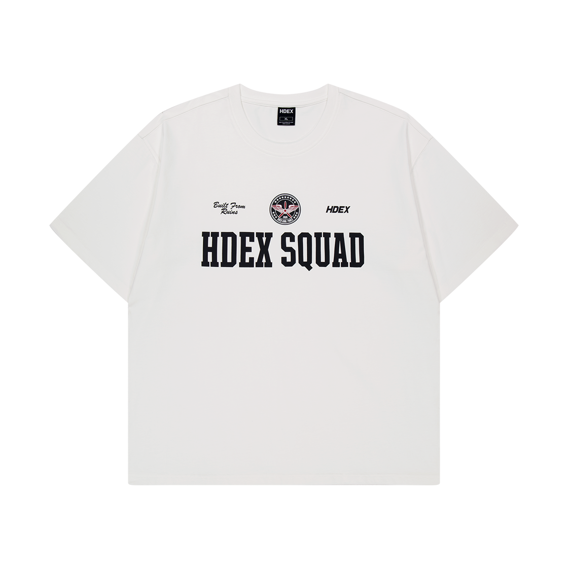 에이치덱스 스쿼드 숏 슬리브 화이트