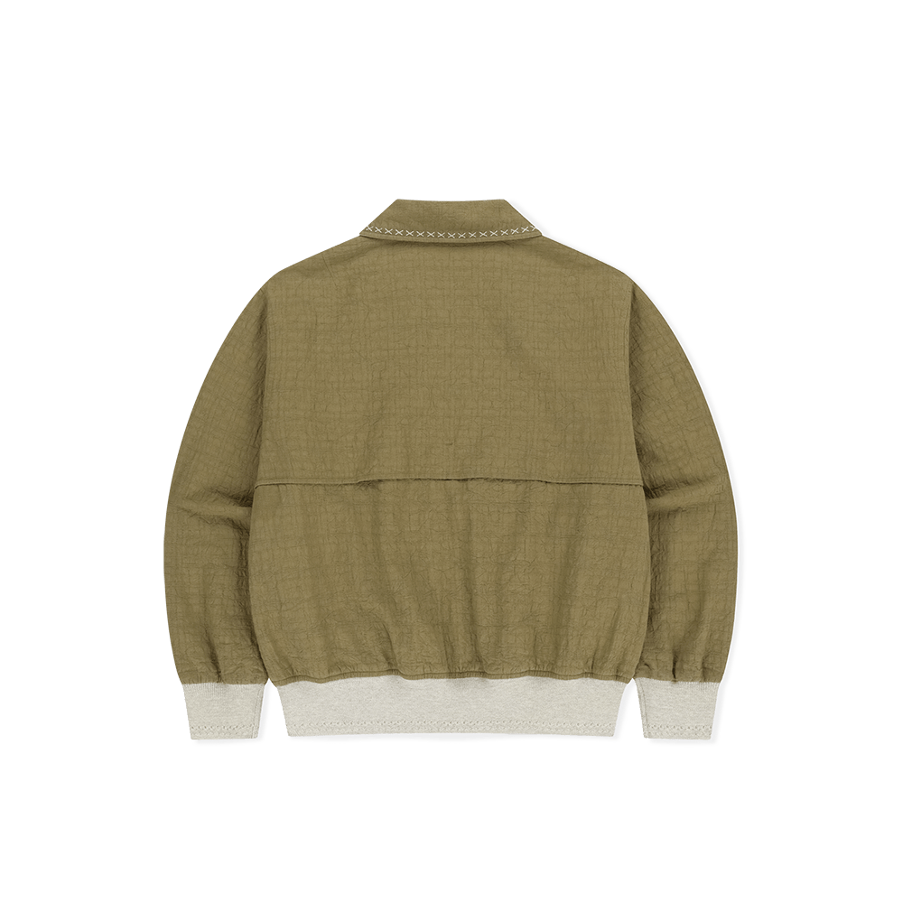 [트리플적립]썬러브 러프 스윙 자켓 카키([트리플적립]SUNLOVE Rough Swing Jacket Khaki) - 2