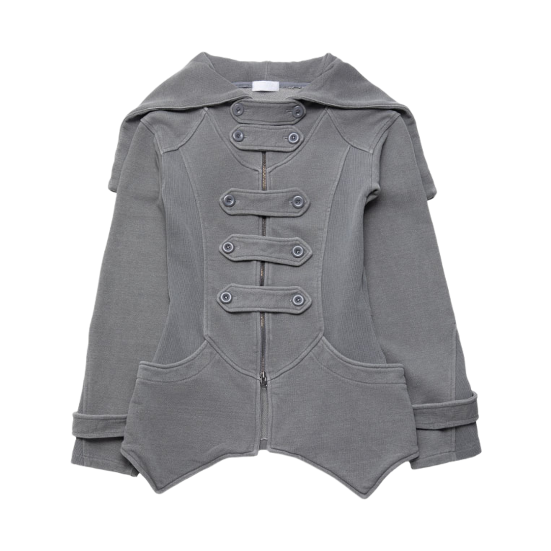 26SSJK001 WET TAG Armor Tab Hooded Jacket Gray
