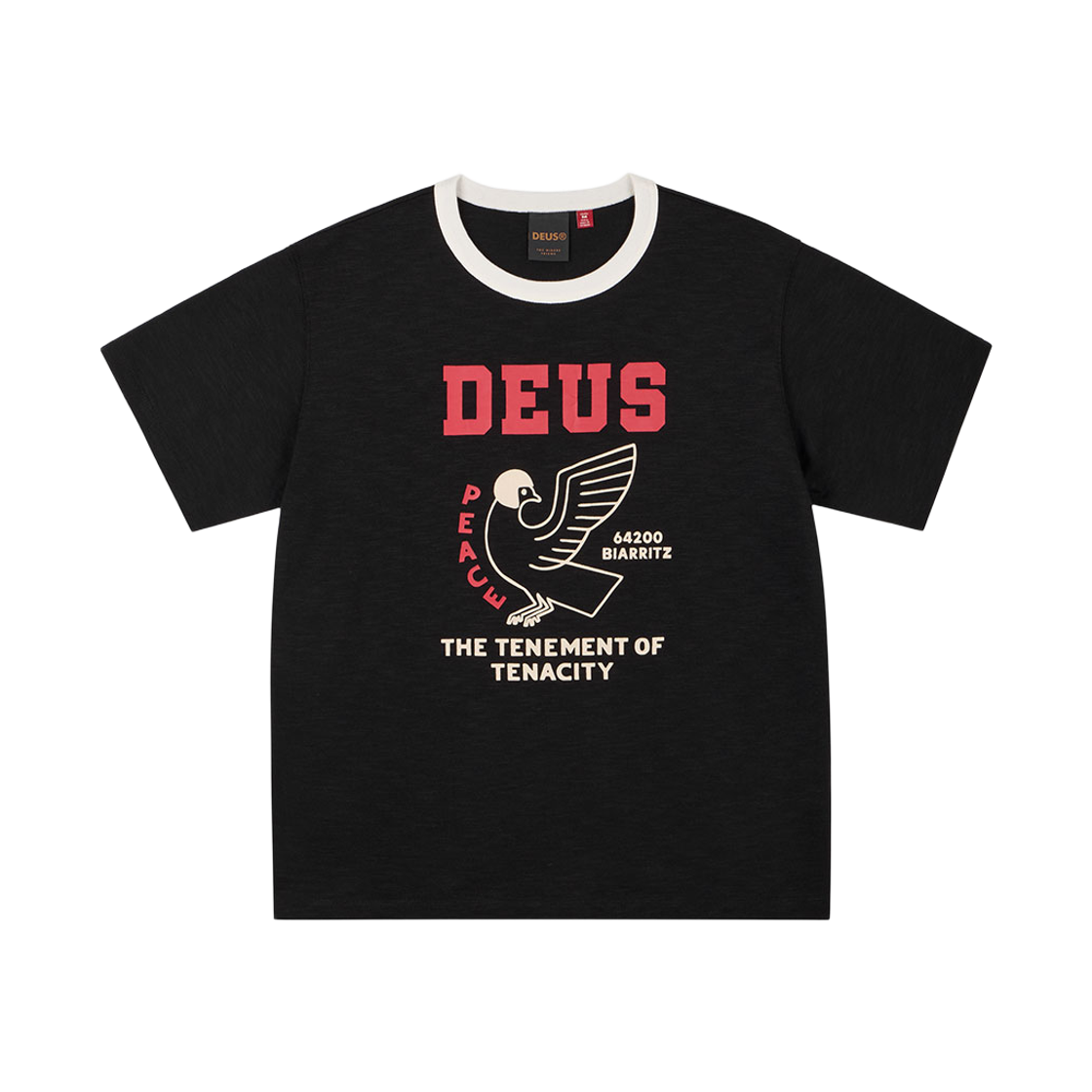 D262UTS220099 [6% 적립] Deus Ex Machina Buck Up Tee Black