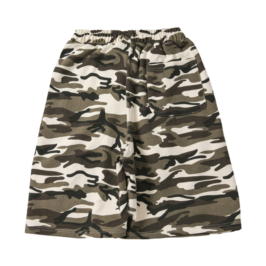아모우 카모 원턱 버뮤다 팬츠 베이지(AMOU Camo One Tuck Bermuda Pants Beige) - 3