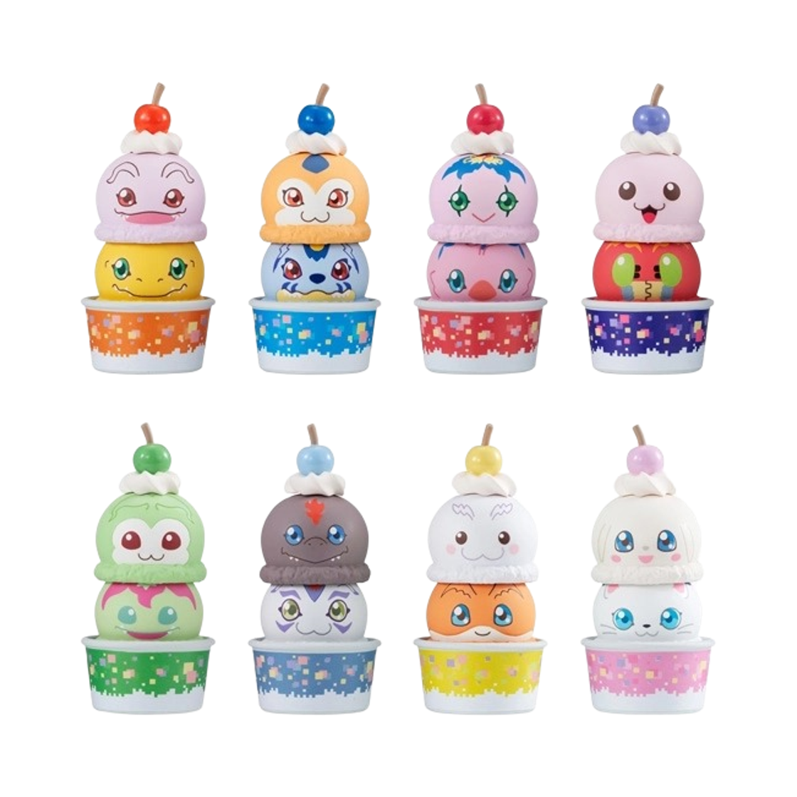 [예약배송] 메가하우스 츠미첸 디지몬 어드벤쳐 8종세트([예약배송] Megahouse Tsumichen Stack up & Change Digimon Adventure)